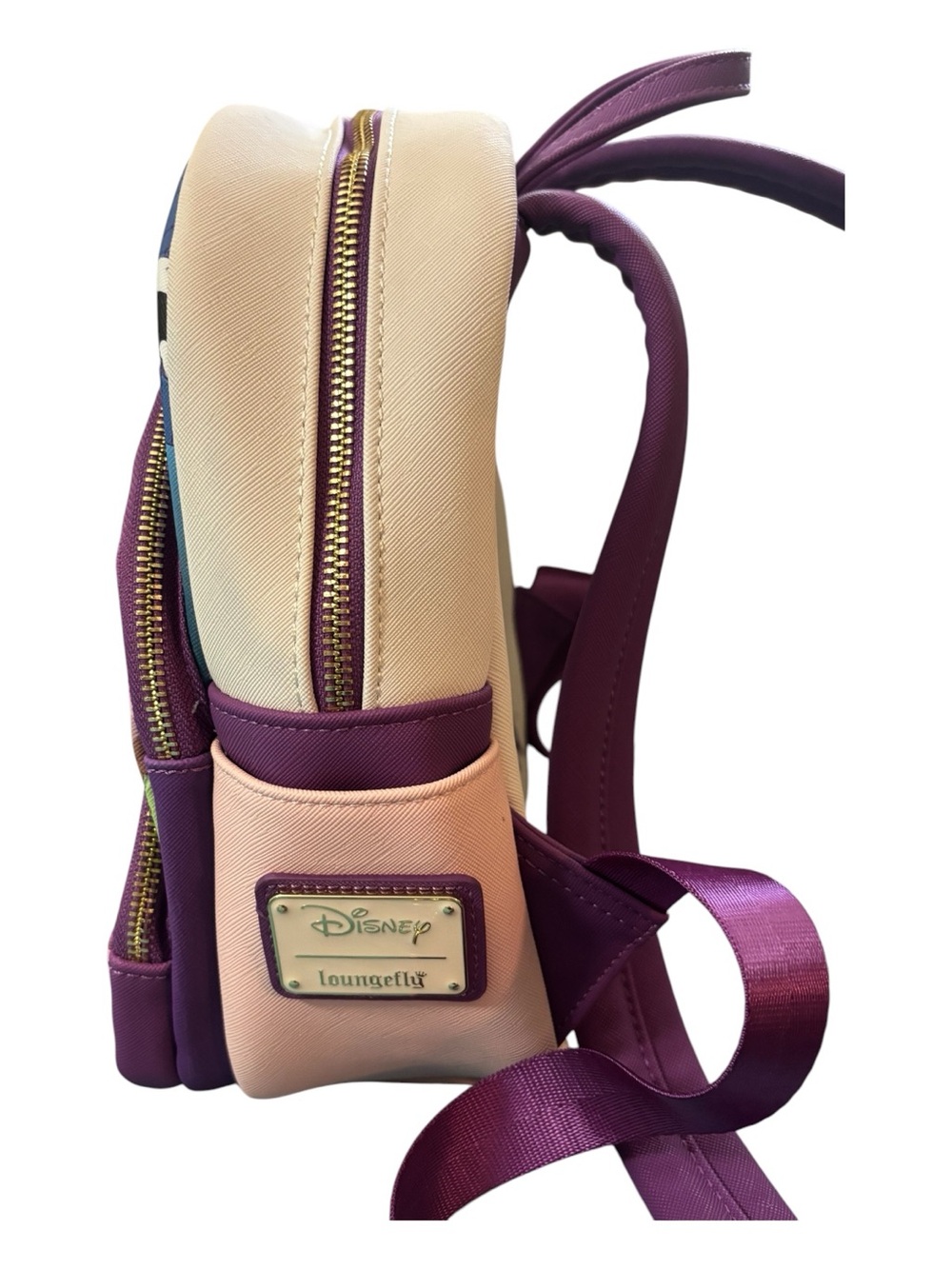 Loungefly Purple Pink Cream Multi-Color Pony Ballet Mini Backpack - Picture 4 of 10